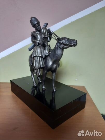 Прощание казака с казачкой, чугун 1930е касли