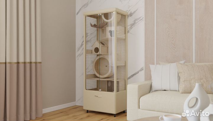 Большая клетка для шиншилл дегу бурундука белки 12