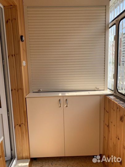 Шкаф с рольставнями на балкон по вашему эскизу