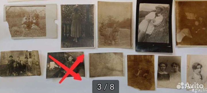 Карточка фото антиквариат редкость портрет