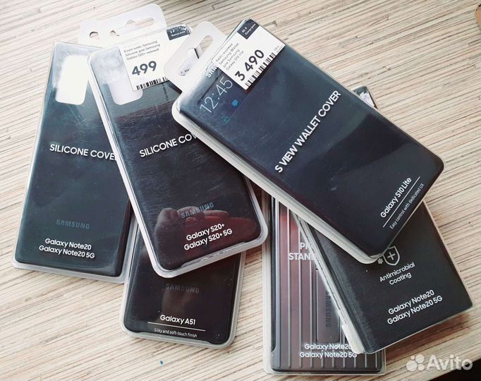 Оригинал Новый чехол на Samsung Note 20 LEd