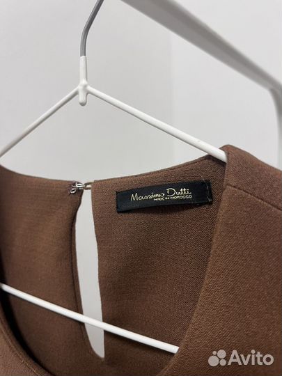 Massimo dutti платье с шерстью