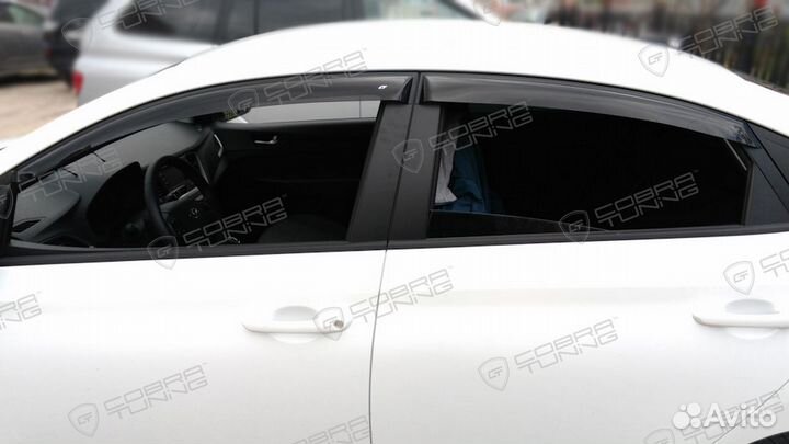 Дефлекторы окон Hyundai Solaris Sd 2017