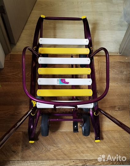 Санки на колесах