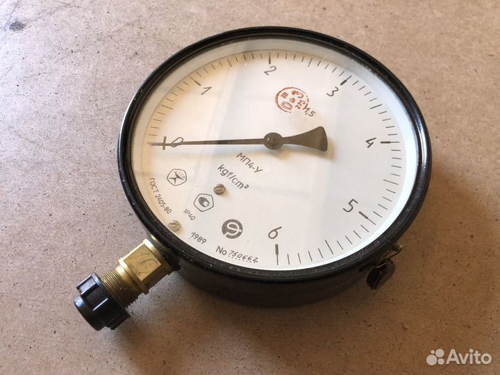 Манометр мп4-У 6kgf/cm новый