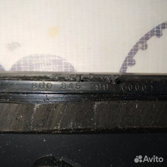 Стекло заднее форточка левое Audi Q3 8U 2014