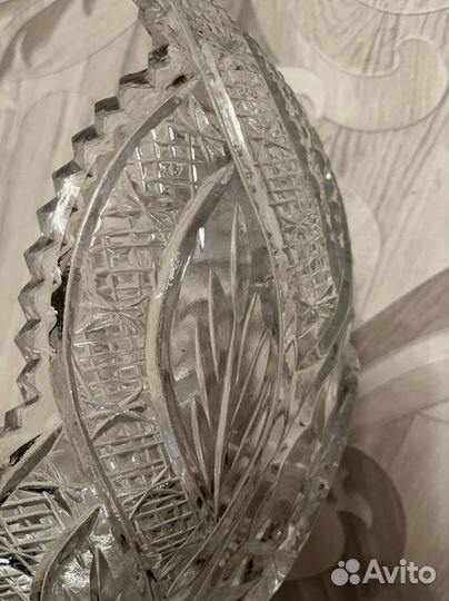 Ваза хрусталь