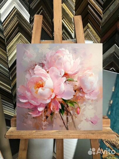 Интерьерная картина Пионы