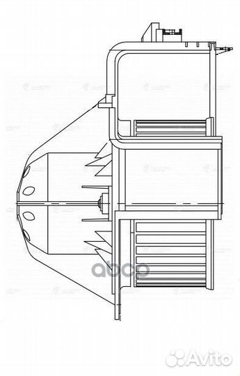 Мотор отопителя BMW X5 (E70) 06/X6 (E71) 08- L