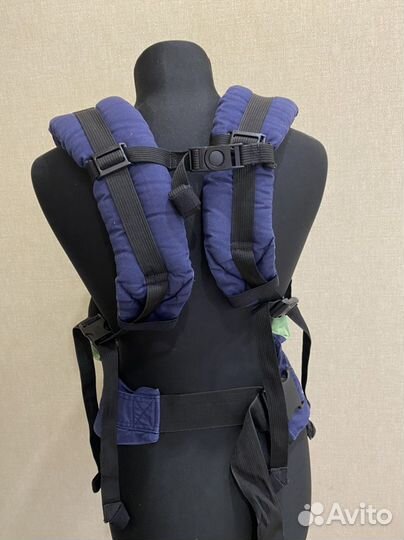 Эргорюкзак i love mum слинг кенгуру синий