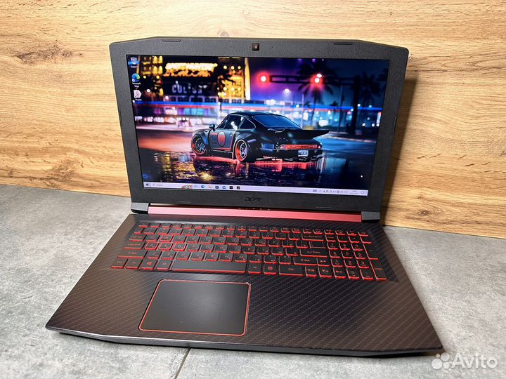 Игровой Acer Nitro core i7 12 потоков GTX 1050TI