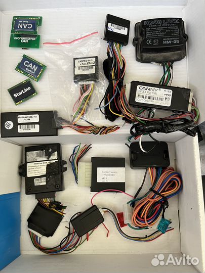 Кан модули,брелок,антенна,блок сигнализаций