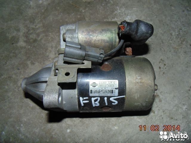 Стартер ниссан санни, вингроад, ад QG15