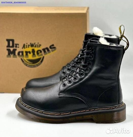 Ботинки Dr. Martens с мехом (Арт.57685)