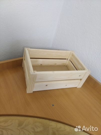 Ящик деревянный для подарков и хранения вещей