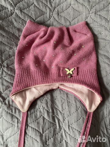 Шапка на весну для девочки 52-54