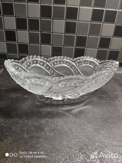 Ваза хрустальная СССР