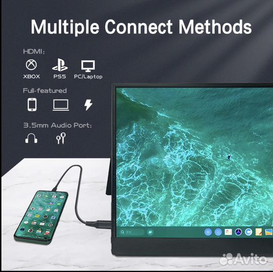 Сенсорный портативный монитор