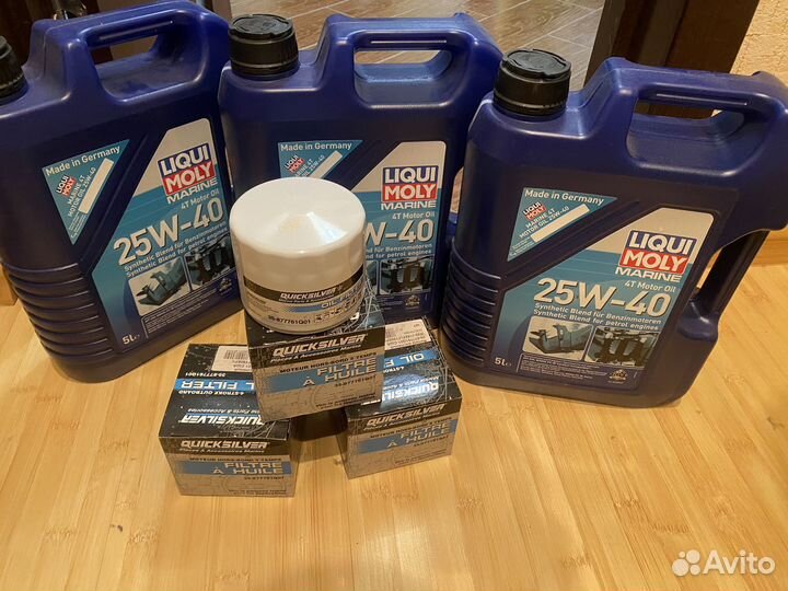 Liqui moly marine 25w-40 4т фильтр свечи mercury