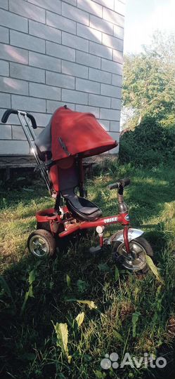 Детский велосипед с ручкой бу