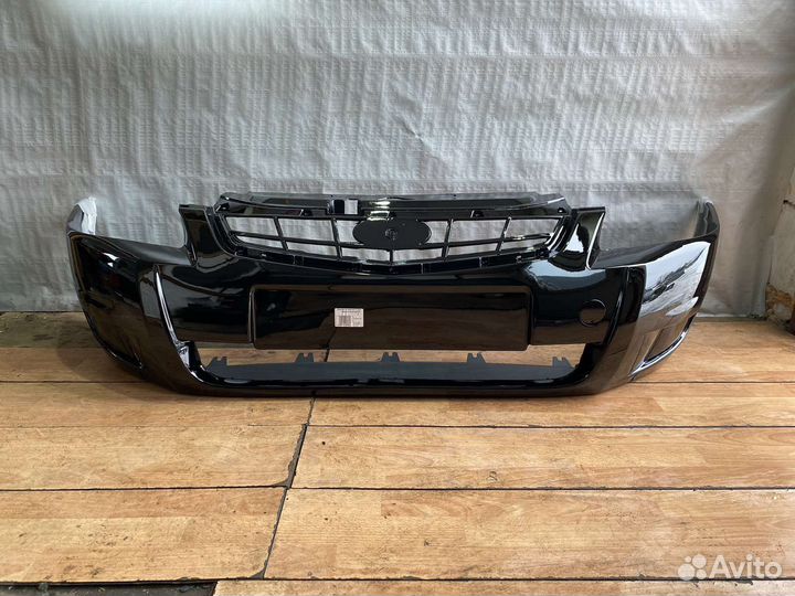 Бампер передний черная пантера Лада Приора