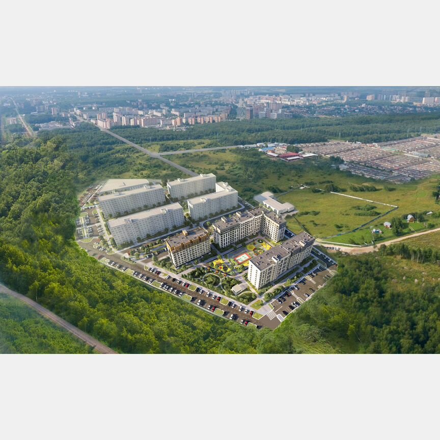 2-к. квартира, 64,1 м², 7/9 эт.