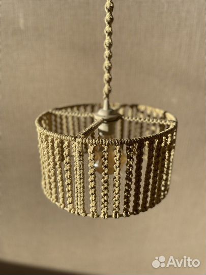 Комплект из 2-ух светильников макраме