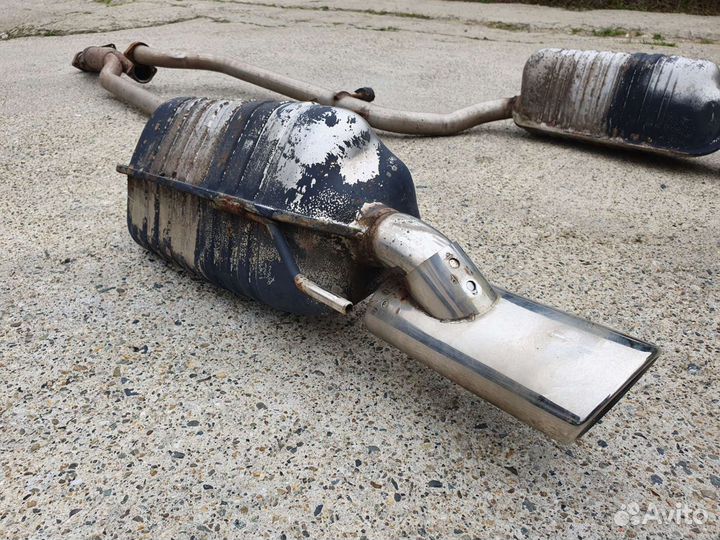 Глушитель задняя часть для Mercedes W220