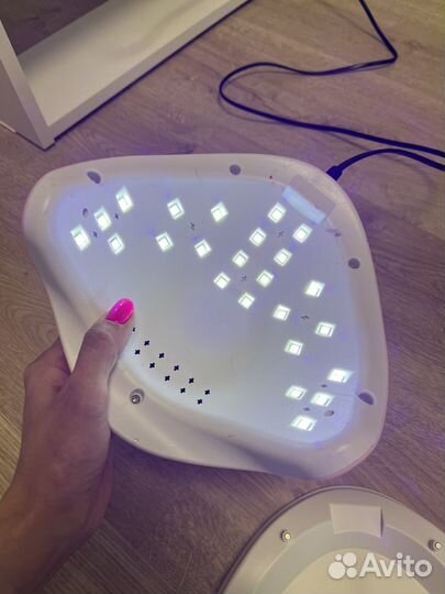 Уф лед лампа для маникюра сушка для ногтей