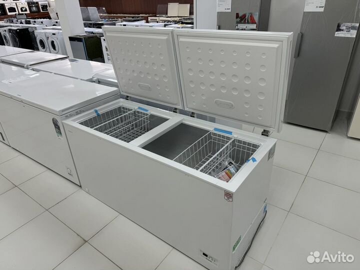 Морозильный ларь kraft BD (W) -605QX