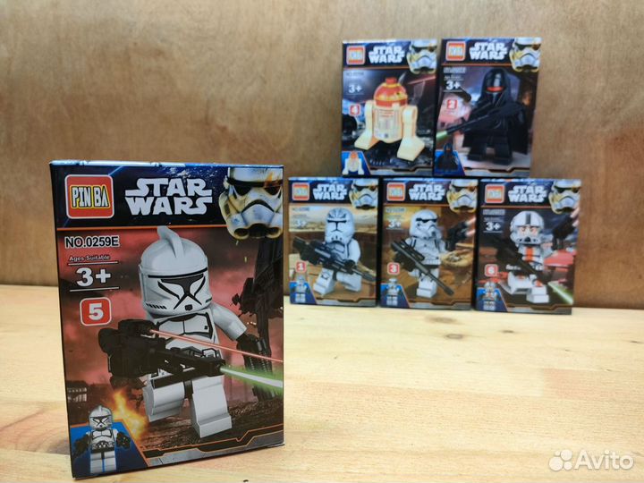 Лего Звёздные Войны 6 фигурок Lego Star Wars