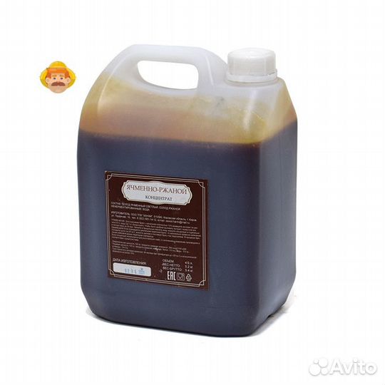 Солодовый концентрат ячменно-ржаной, 5 кг