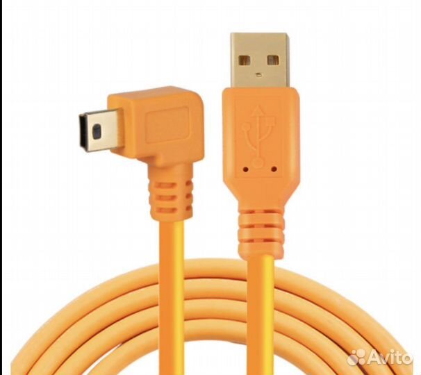 USB 2.0 to Mini-B 5-Pin Canon 5D3 5D2 6D2 80D 750D