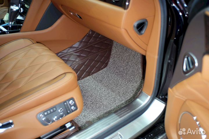 3Д коврики из экокожи Bentley