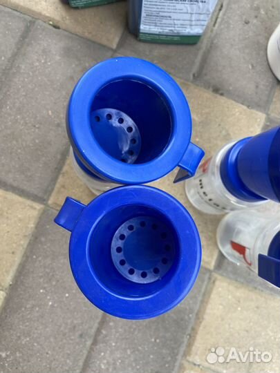 Колба для вертикальной дезинфекции соска вымени