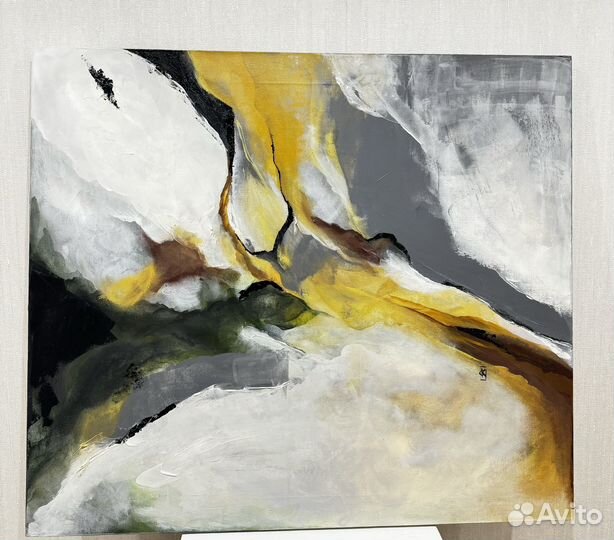 Картина абстракция акрил