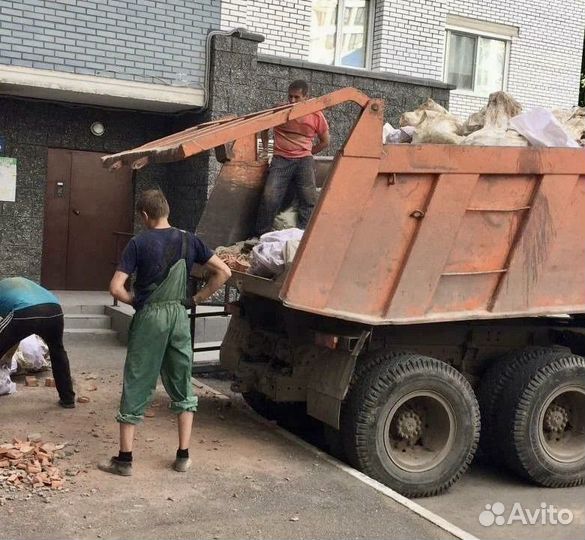 Вывоз мусора камаз с погрузкой