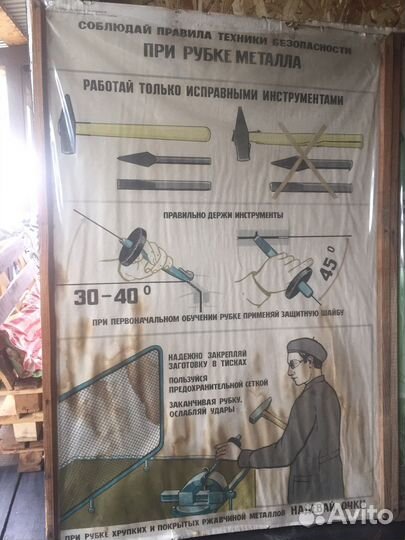 Учебные плакаты СССР