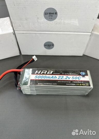 Аккумулятор Li-Po HRB 6s 5000 мАч