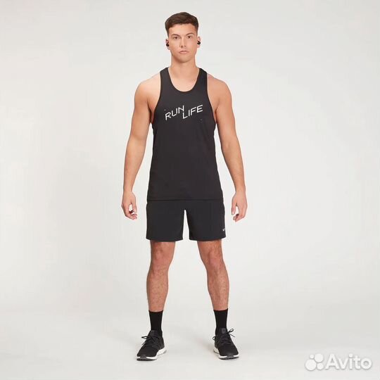 Майка Myprotein Graphic Running - Black