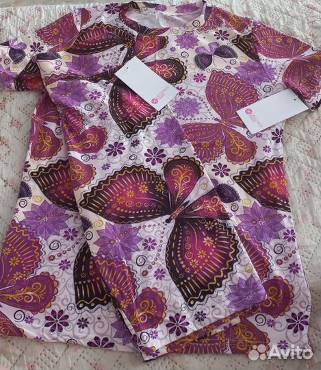 Костюм шорты и футболка