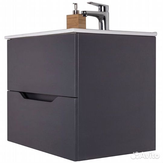 Тумба с раковиной Orange li-80tug+ra Серая