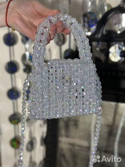 Сумка из бусин ручной работы