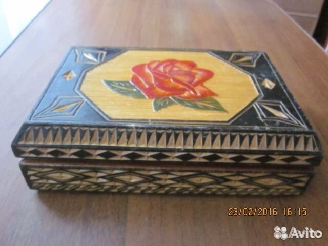 4е шкатулки из дерева СССР