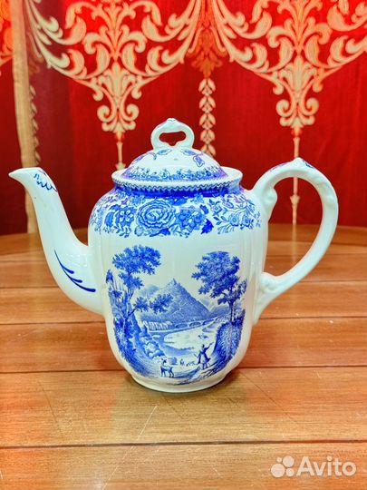 Чайник синий burgenland от villeroy boch