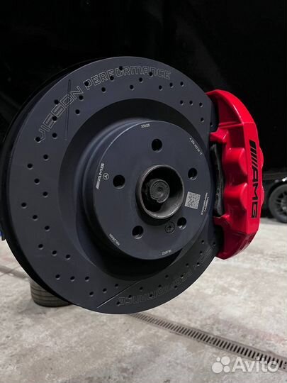 Задние тормозные диски W204 C63