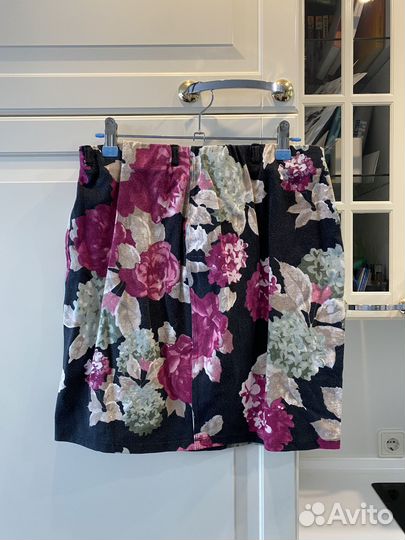 Мини юбка трикотаж М