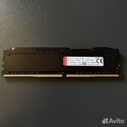 Оперативная память Kingston HyperX fury Black 4 GB