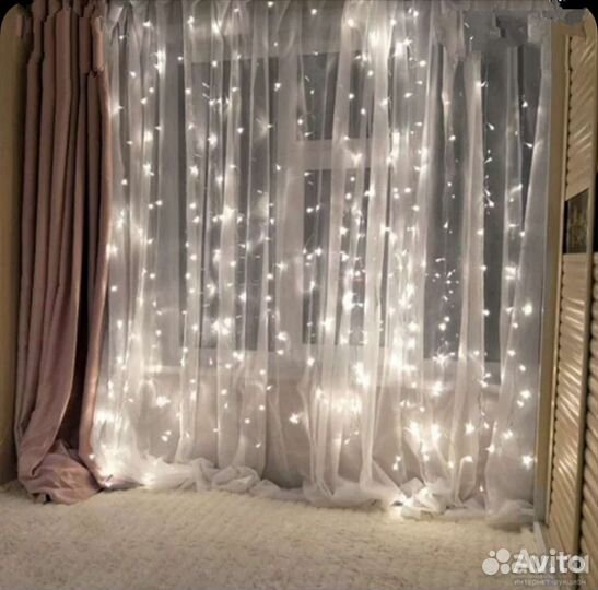 Гирлянда штора