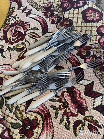 Вилки с костяной ручкой СССР